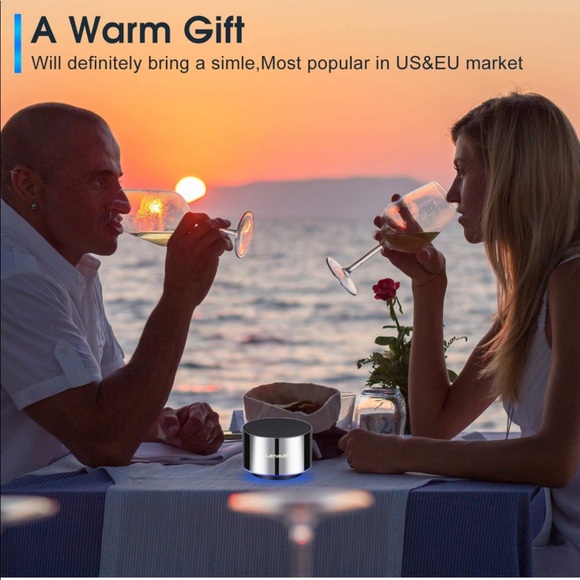 Portable Bluetooth-Mini Wireless Speakers with LED,Built-in-Mic,Handsfree,HD - Picture 6 of 6